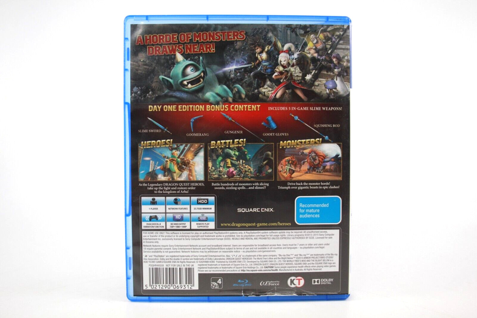 Dragon Quest Heroes The World Trees Woe and the Blight - PlayStation 4 (PS4) PAL