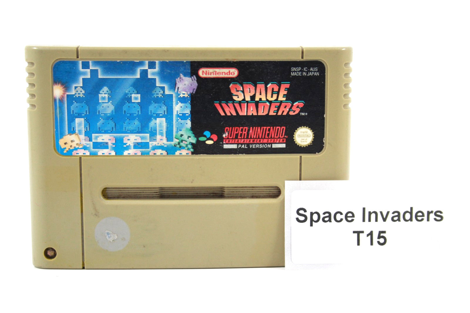 Space Invaders [CART ONLY] Super Nintendo (SNES) [PAL] WITH WARRAN