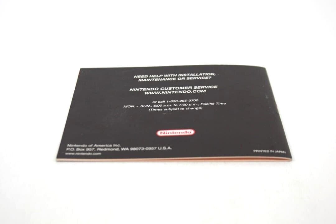 Super Mario Bros - Nintendo Game Boy Advance (GBA) *MANUAL ONLY* (NTSC-U)