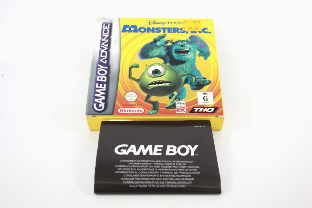 Disney/Pixar Monsters, Inc. - Nintendo Game Boy Advance (GBA) *BOX ONLY*