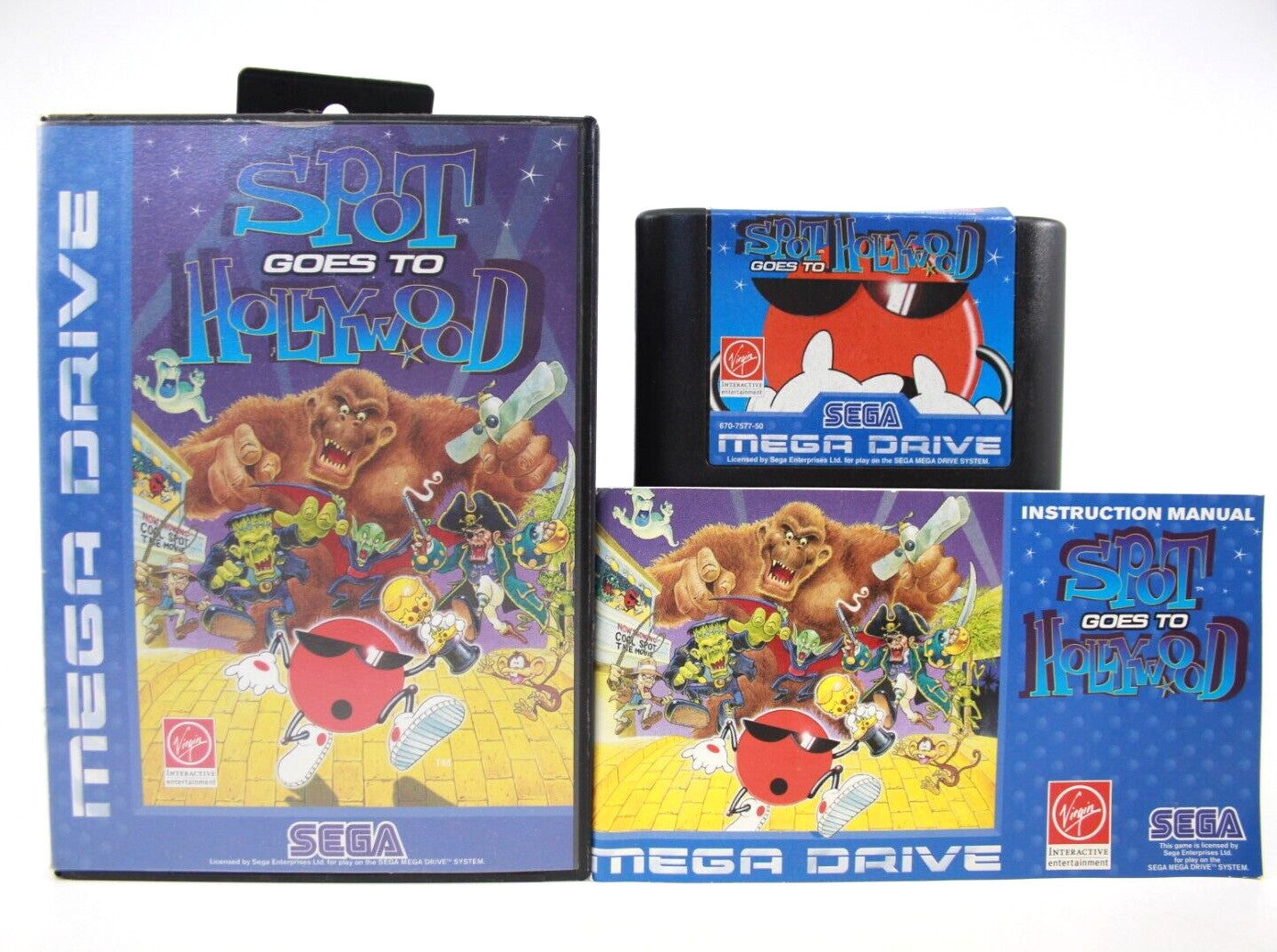 Spot Goes To Hollywood Sega Mega Drive GC PAL