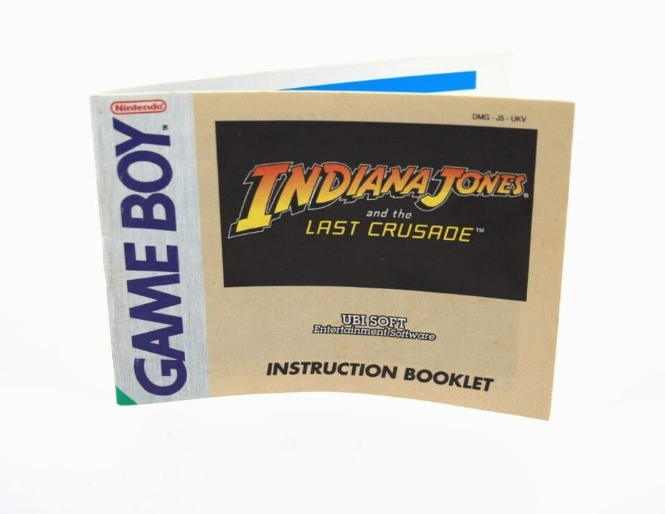 Indiana Jones and The Last Crusade Nintendo Game Boy (GB) *MANUAL ONLY*