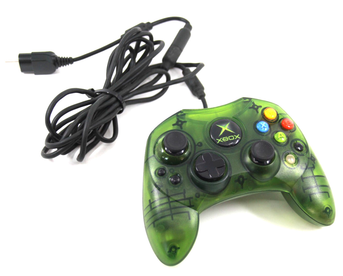 Genuine, Official Xbox Original Wired Controller S (Transparent Green) 🎮