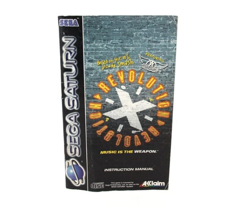 Revolution X - SEGA Saturn ***Manual Only***