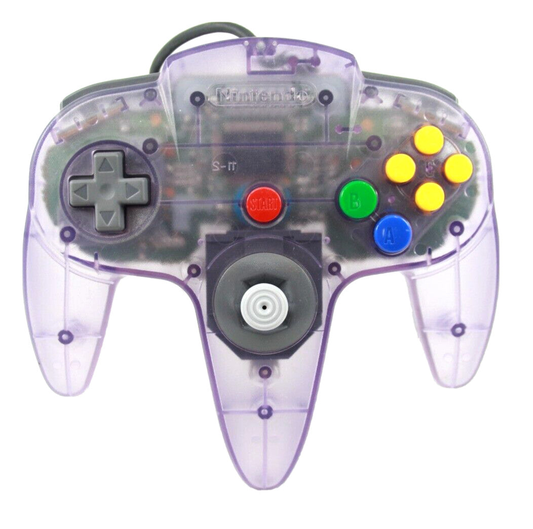 Genuine Nintendo 64 (N64) Controller - Good Joystick - Tested - CHOOSE COLOUR