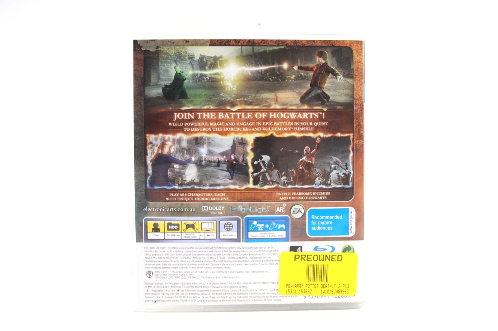 Harry Potter and the Deathly Hallows Part 2 - PlayStation 3 (PS3) WITH WARRANTY