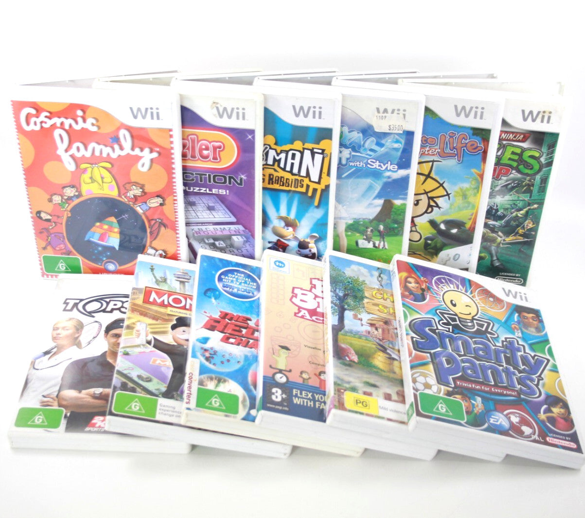 x12 Nintendo Wii Video Game Bundle Lot (12 Games)