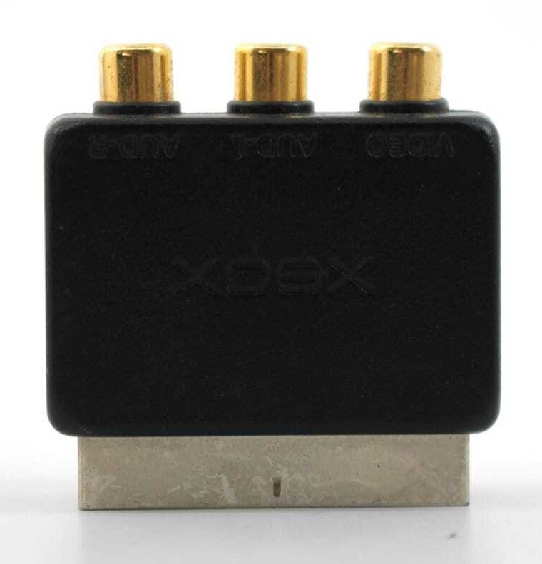 Official Microsoft Xbox Original Audio & Video Adapter RCA Optic Out Audio Plug
