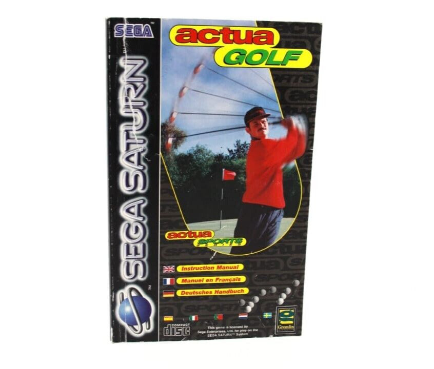 Actua Golf - SEGA Saturn ***Manual Only***