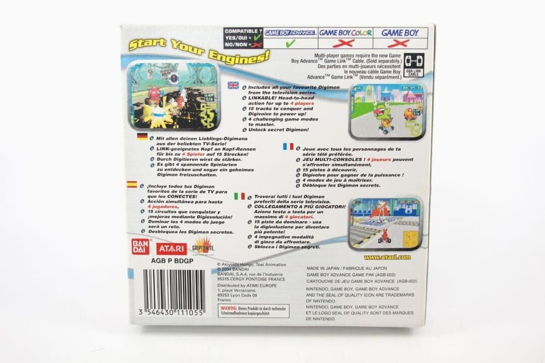 Digimon Racing - Nintendo Game Boy Advance (GBA) *BOX ONLY*