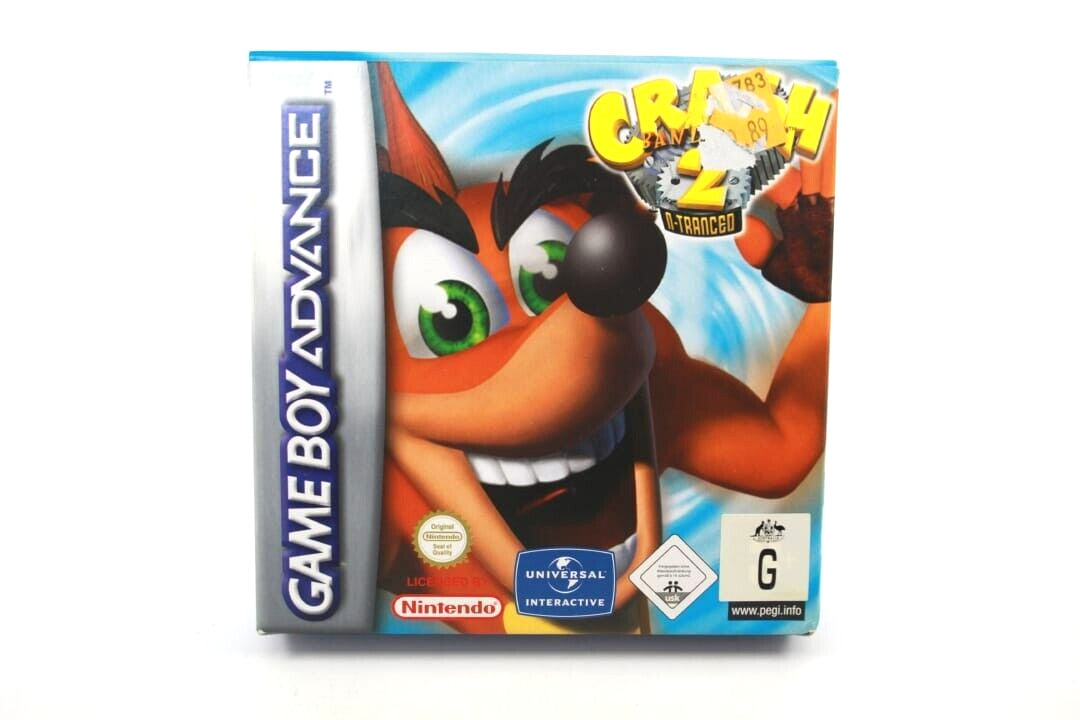 Crash Bandicoot 2 N-Tranced - Nintendo Game Boy Advance (GBA) *BOX ONLY*