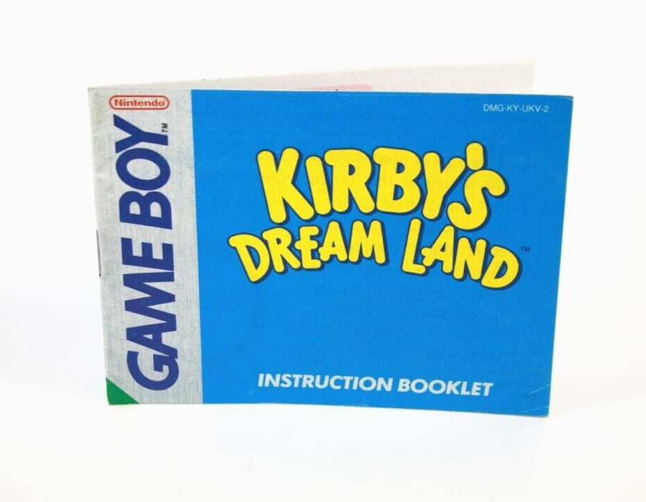Kirby’s Dream Land - Nintendo Game Boy (GB) **MANUAL ONLY**