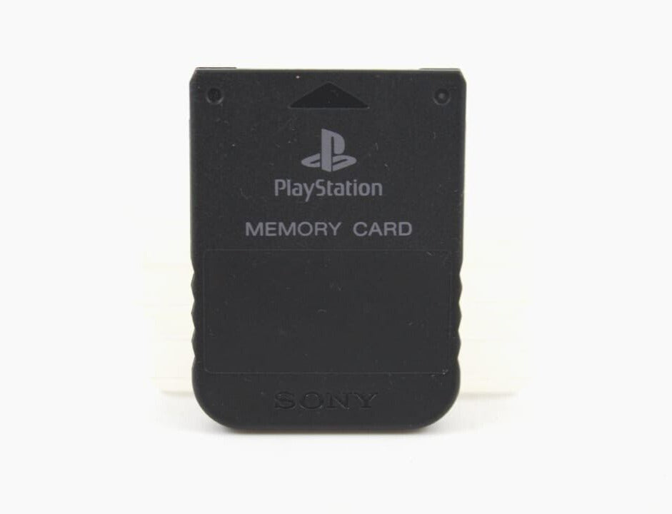 Genuine, Official Memory Card for Sony PS1 (1MB, Black) SCPH-1020