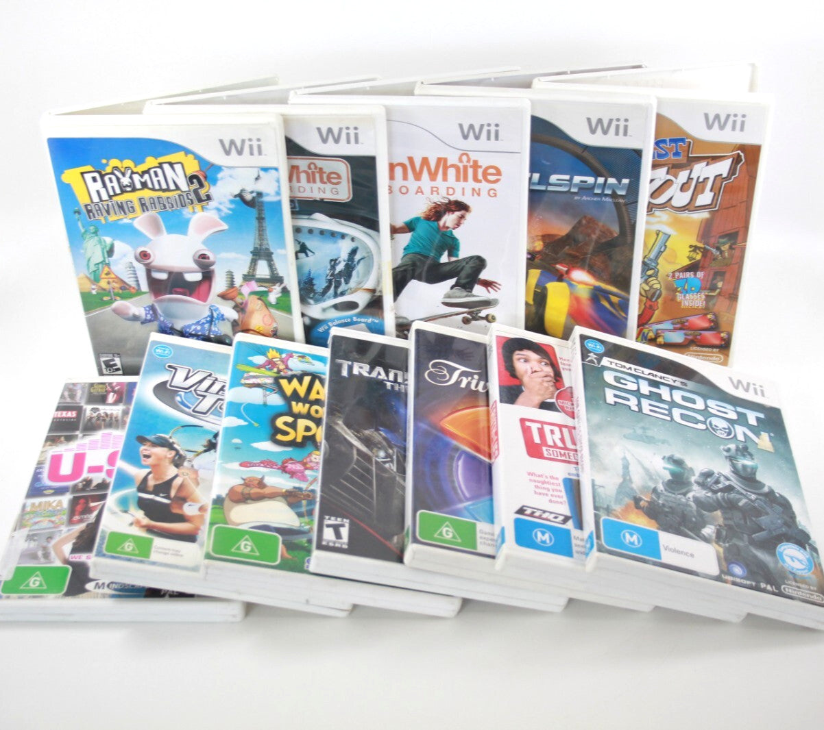 x12 Nintendo Wii Video Game Bundle Lot (12 Games)