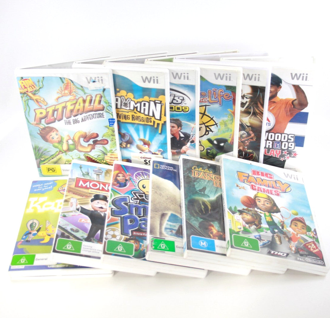 x12 Nintendo Wii Video Game Bundle Lot (12 Games)
