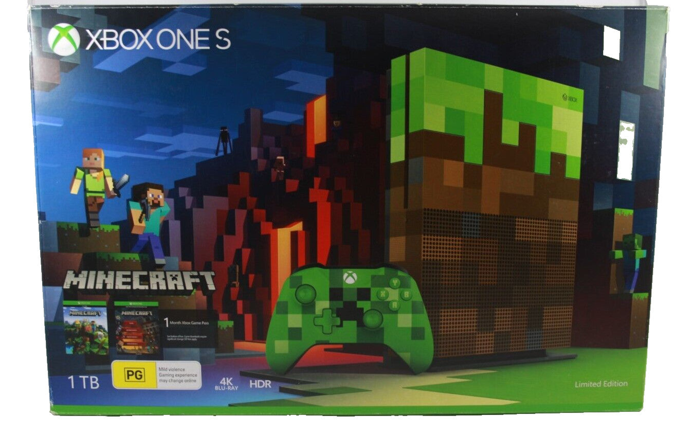 *BOX ONLY* Official Minecraft BOX for Xbox one S *BOX ONLY* LIMITED EDITION BOX