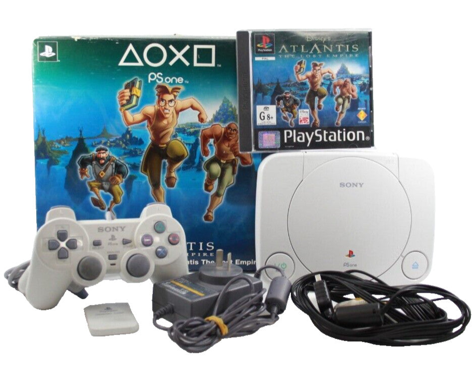 Sony PlayStation (PS one) Atlantis LIMITED Edition Console BOXED PS1 PSOne