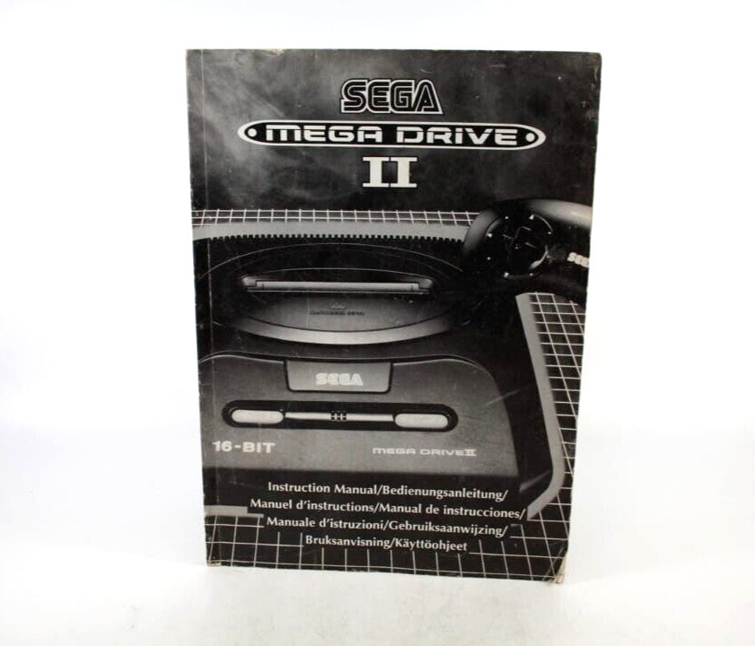 Genuine SEGA Mega Drive II 2 Console Instruction Manual