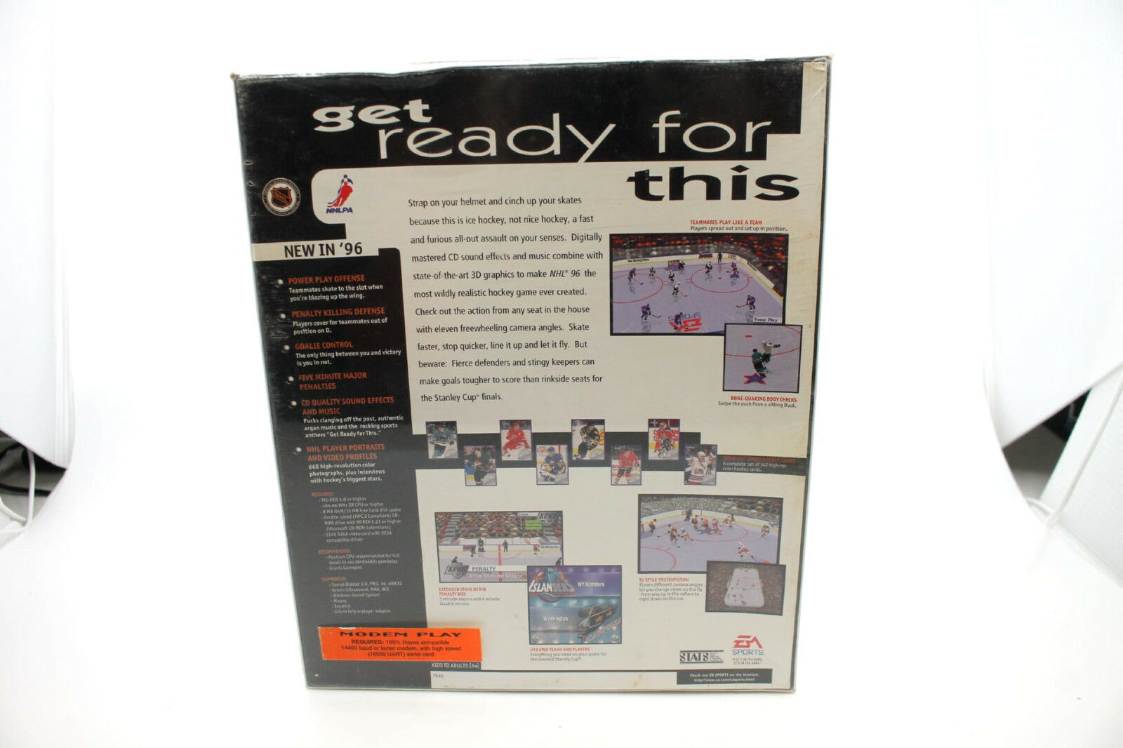 ***SEALED*** NHL 96 game for PC/Windows - BIG BOX - BOXED