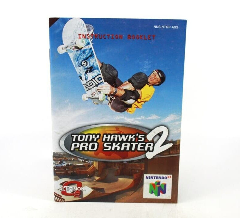 Tony Hawk's Pro Skater 2 - Nintendo 64 (N64) ***Manual Only***