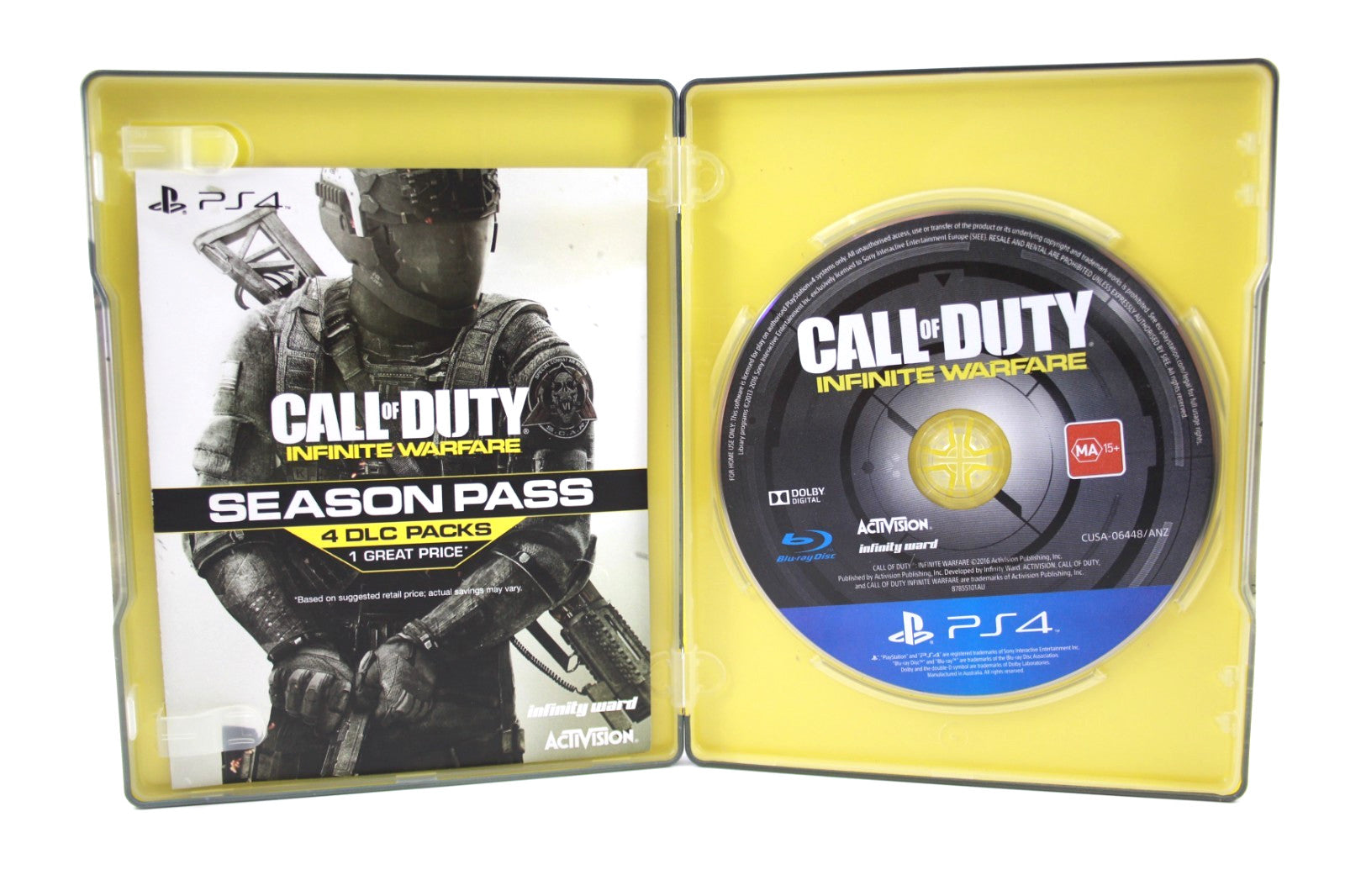 Call Of Duty Infinite Warfare Steelbook - PlayStation 4 (PS4) PAL WITH WARRANTY