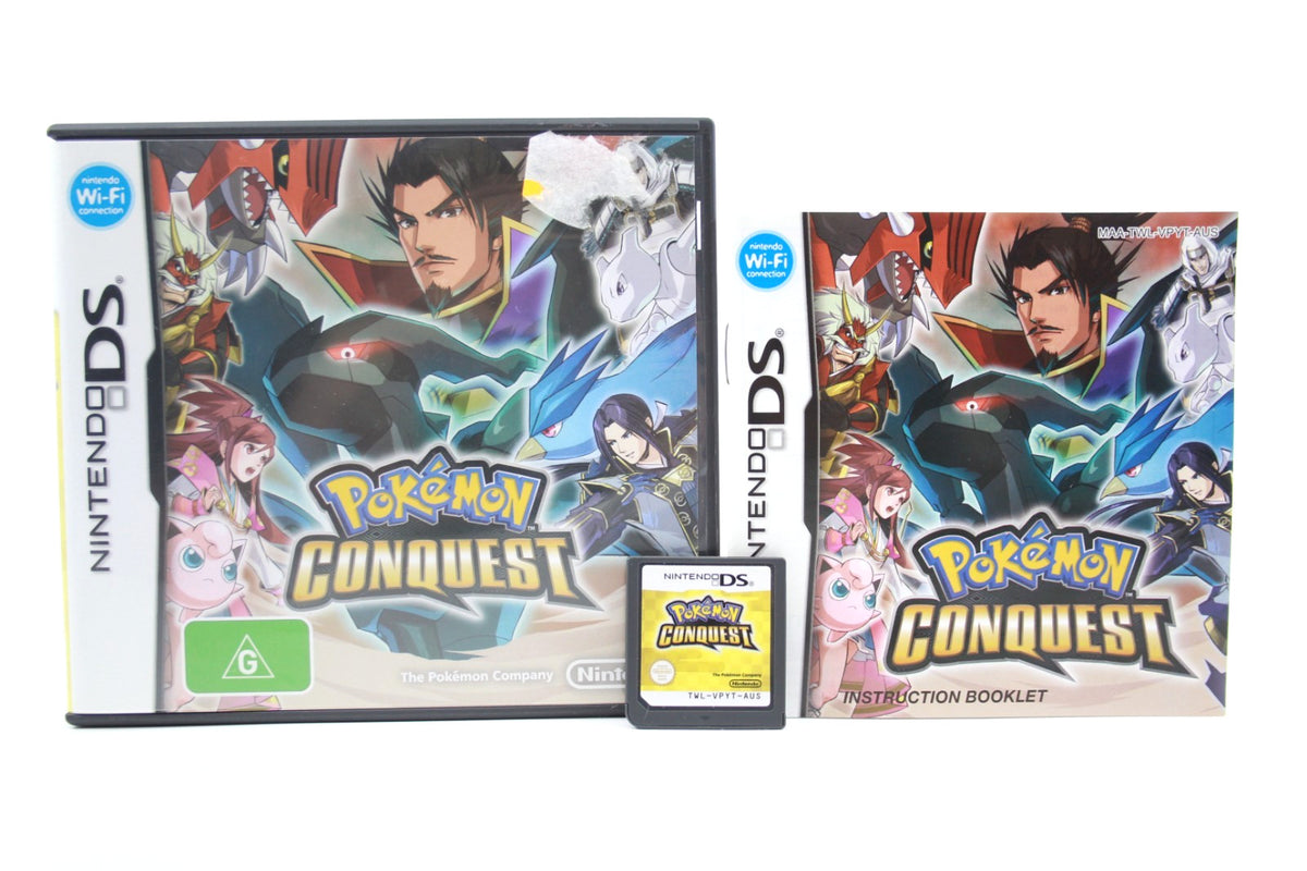 **GENUINE** Pokémon Conquest (Nintendo DS) - WITH WARRANTY