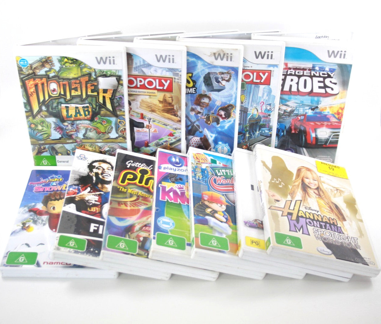x12 Nintendo Wii Video Game Bundle Lot (12 Games)