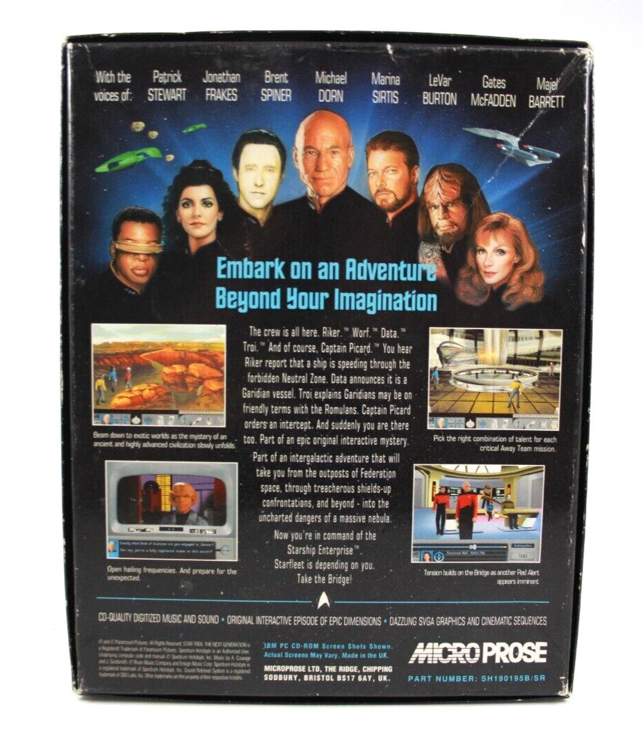 Star Trek: The Next Generation A Final Unity BIG BOX PC - PC CD-ROM