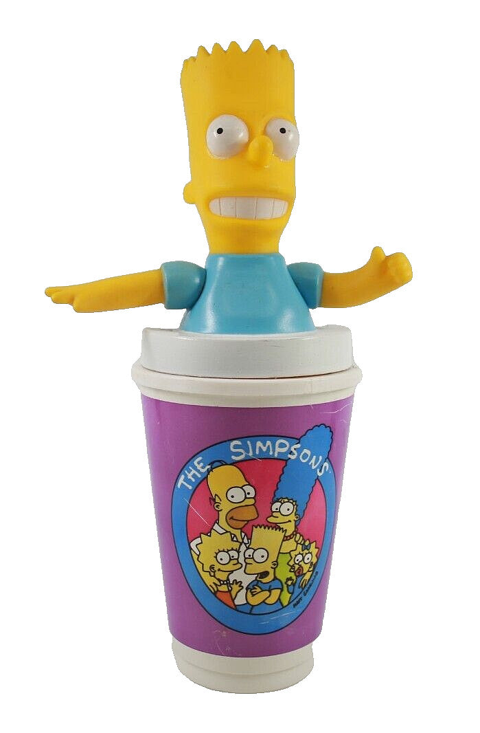 Bart Simpsons Cup Topper - The Simpsons (1998 FOX)