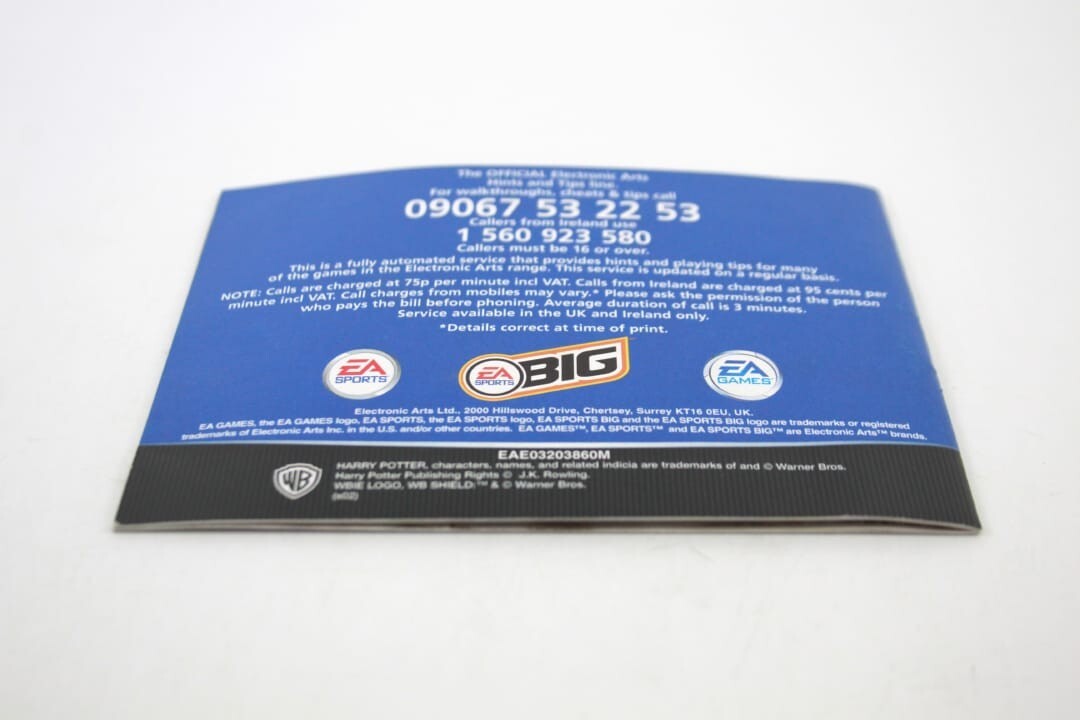 Harry Potter Chamber of Secrets - Nintendo Game Boy Color (GBC) *MANUAL ONLY*