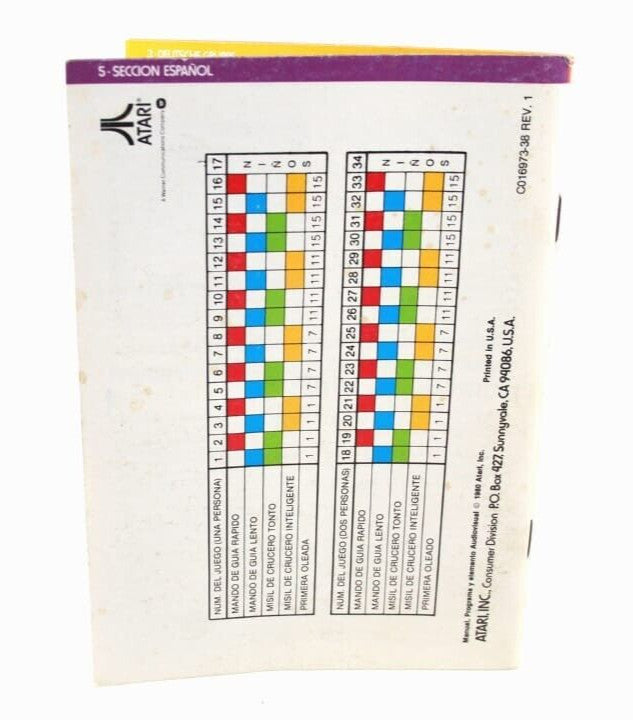 Missile Command - Atari 2600 **Manual Only**