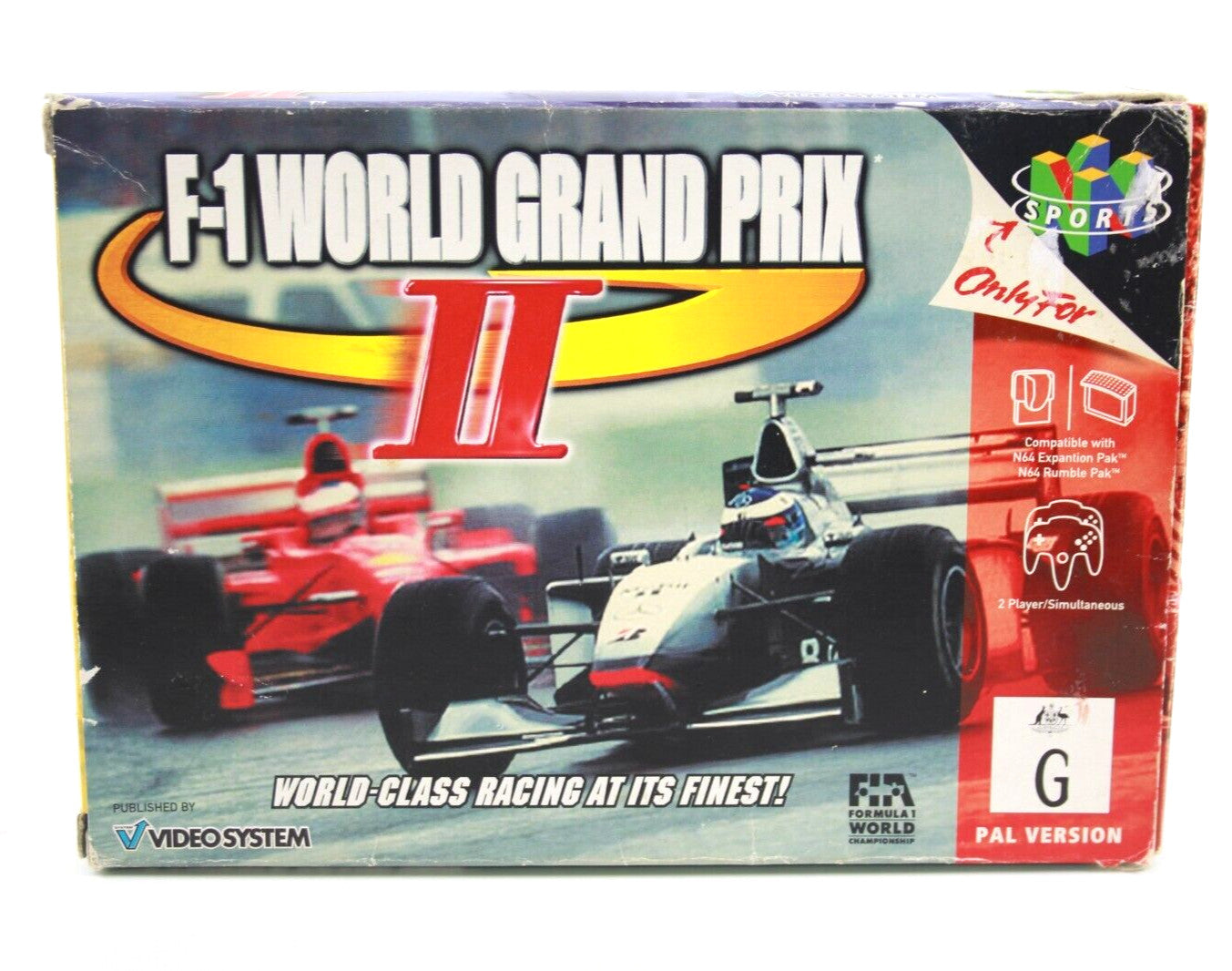 F-1 World Grand Prix II - Nintendo 64 (N64) - WITH WARRANTY