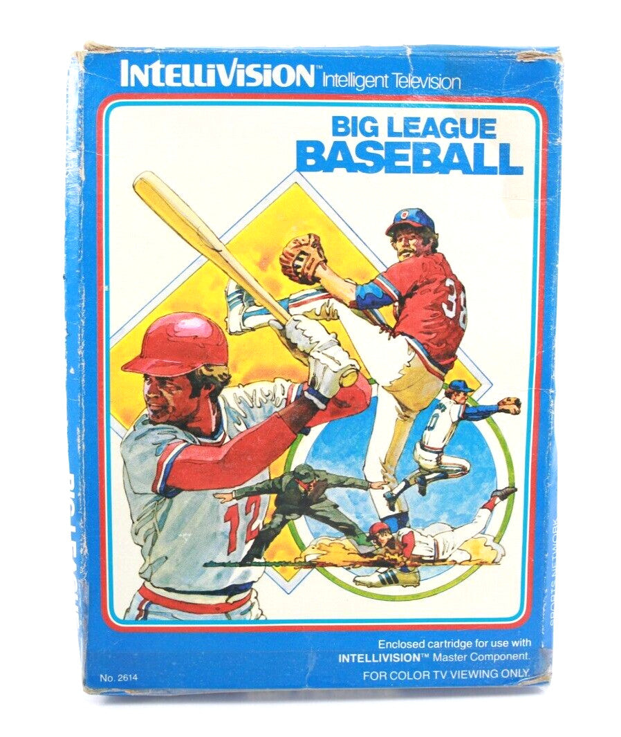 Big League Baseball - Intellivision - WITH WARRANTY