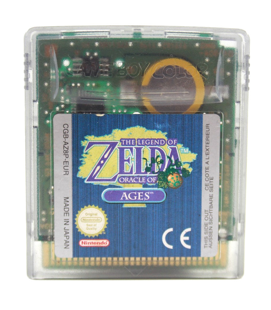 The Legend of Zelda: Oracle of Ages - Nintendo Game Boy Color (NEW SAVE BATTERY)