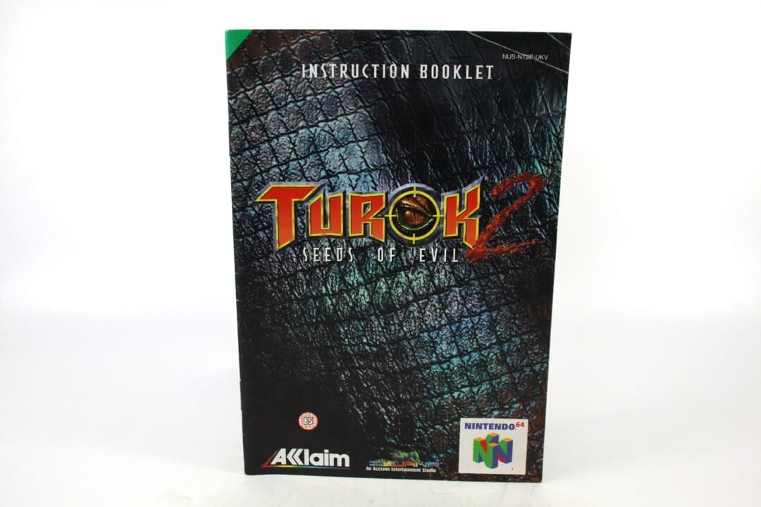 Turok 2 Seeds Of Evil - Nintendo 64 (N64) ***Manual Only***