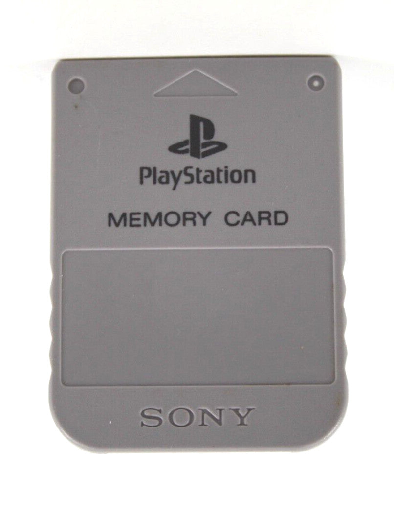 Genuine, Official Memory Card for Sony PS1 (1MB, Grey) SCPH-1020