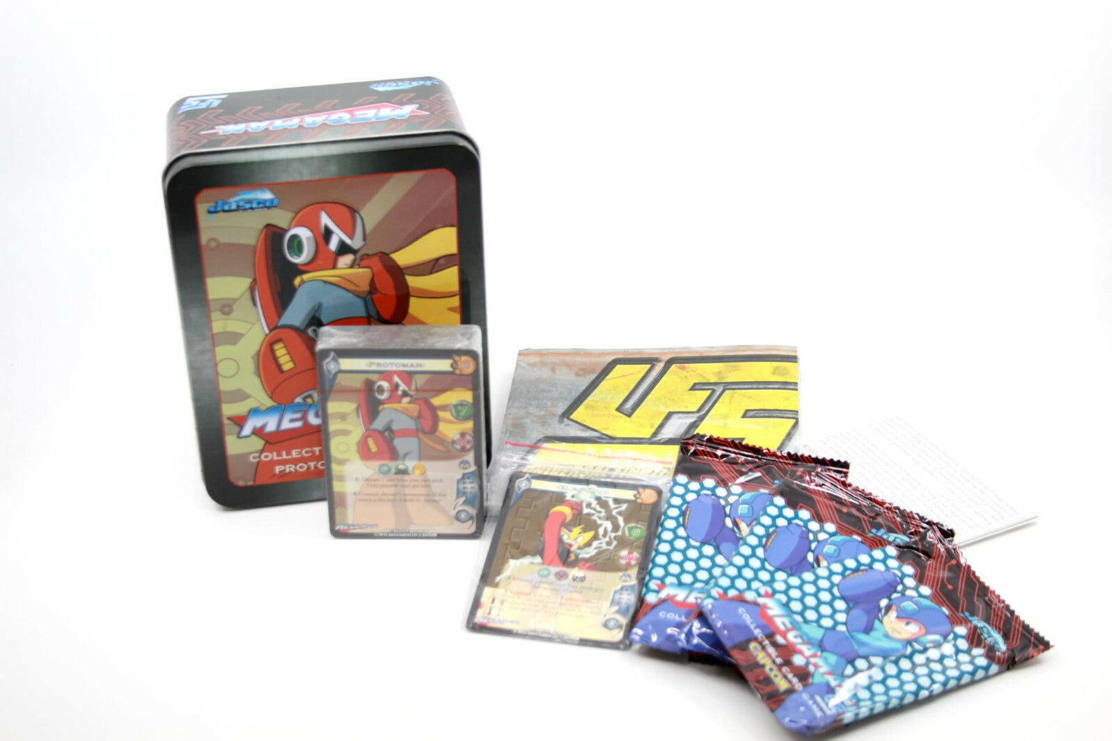 Mega Man Collectible Card Game Protoman Edition Tin 2010 Jasco Games Sealed