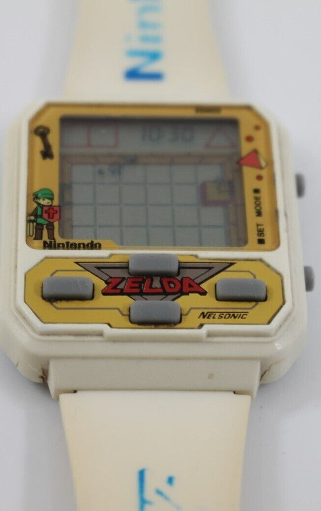 Vintage 1989 Nelsonic Nintendo The Legend Of Zelda Watch - NEW BATTERY INSIDE