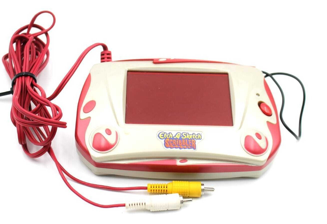 Etch A Sketch Scribbler 2005 RC to TV with Attached Pen TESTED WORKING
