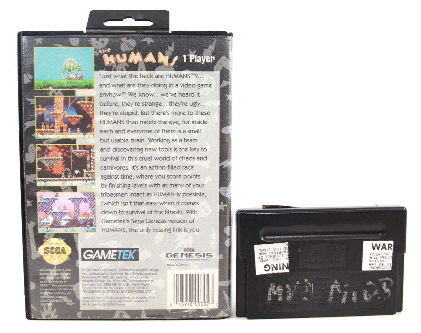 The Humans - SEGA Genesis [NTSC-U] - WITH WARRANTY
