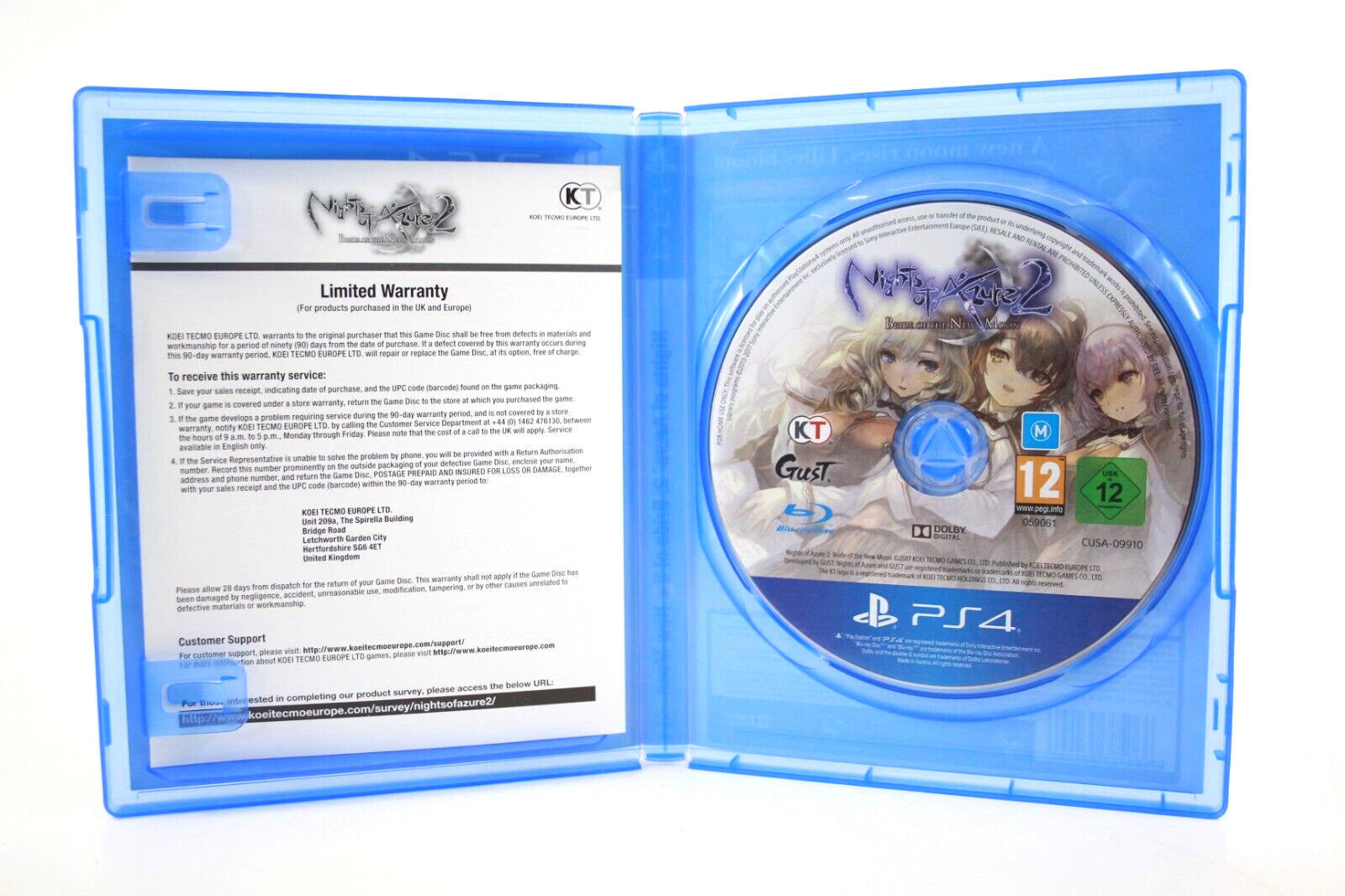 Nights of Azure 2: Bride Of The New Moon - PlayStation 4 (PS4) [PAL] - WARRANTY