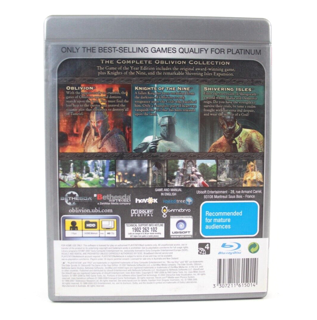 The Elder Scrolls IV: Oblivion - Game of The Year Edition - PlayStation 3 [PAL]