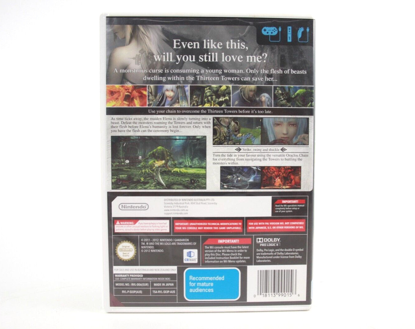 Pandora's Tower - Nintendo Wii [PAL] - WITH WARRANTY