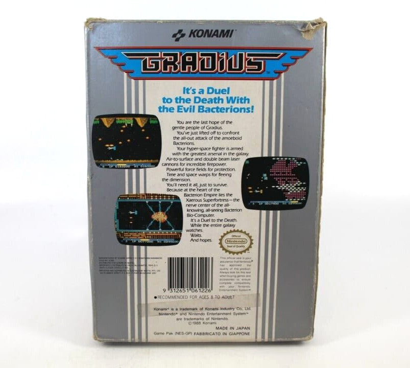 Gradius - Nintendo Entertainment System (NES) [NTSC-U] WITH WARRANTY