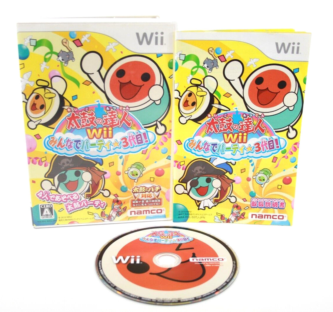 Taiko no Tatsujin Wii: Minna de Party 3-daime! - Nintendo Wii [NTSC-J]