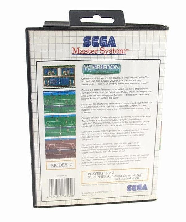 Wimbledon - SEGA Master System [PAL] WITH WARRANTY