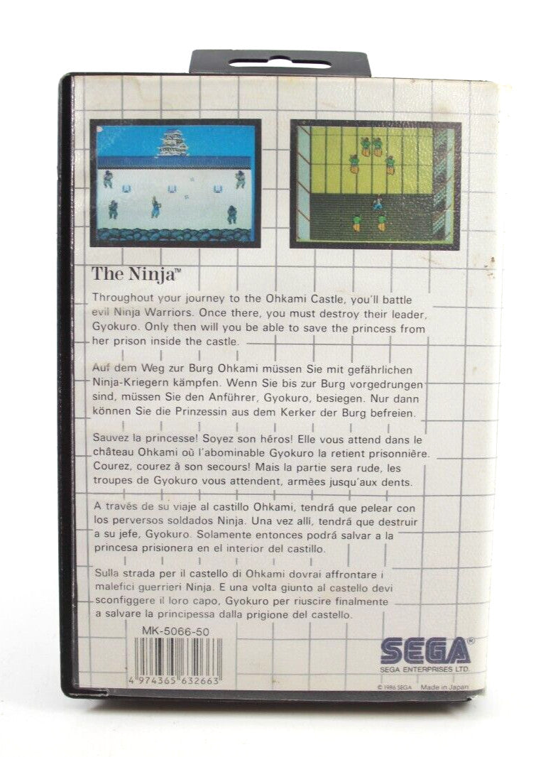 The Ninja - SEGA Master System [PAL] - WITH WARRANTY