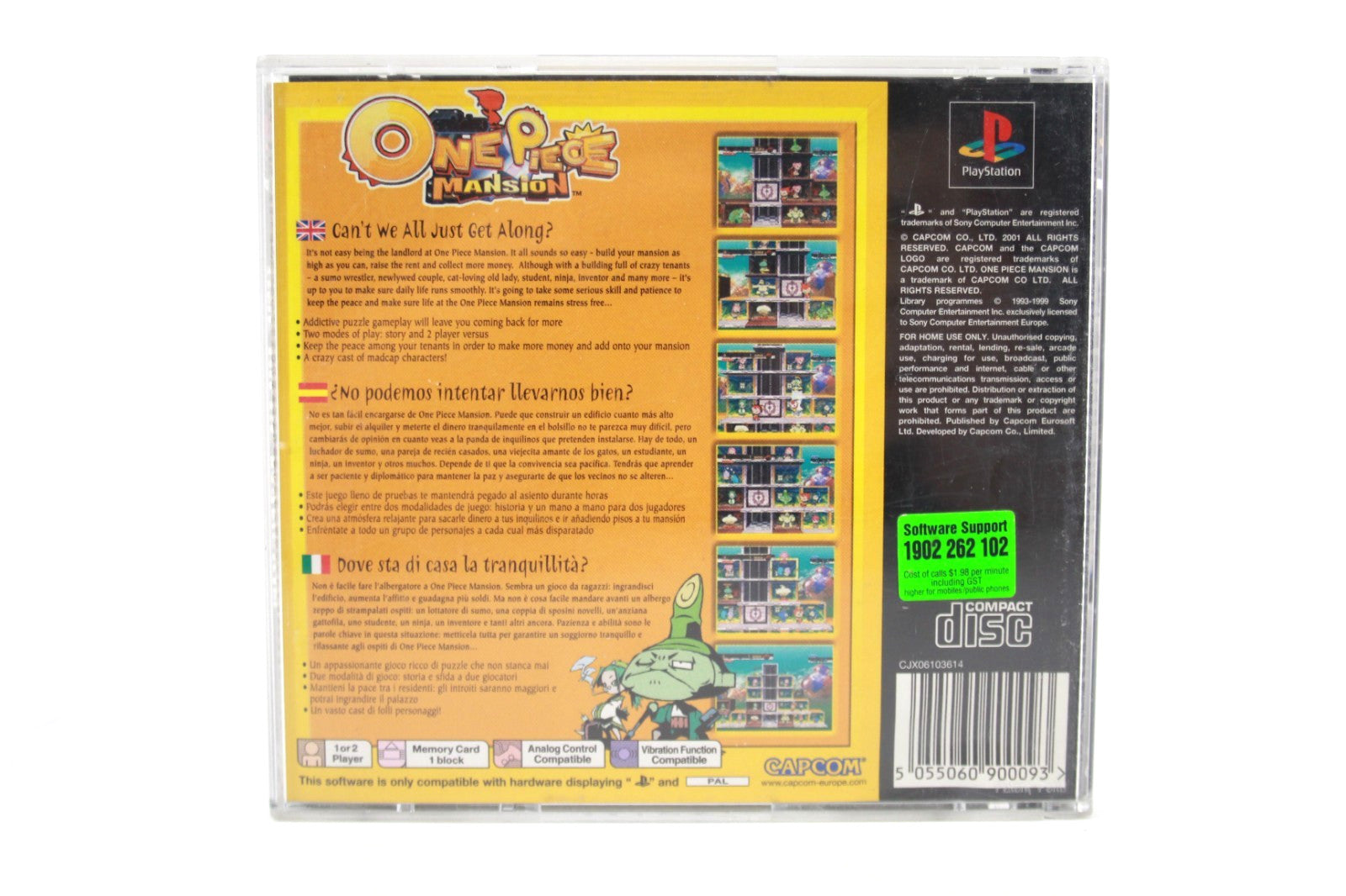 One Piece Mansion - PlayStation (PS1) [PAL] - WITH WARRANTY