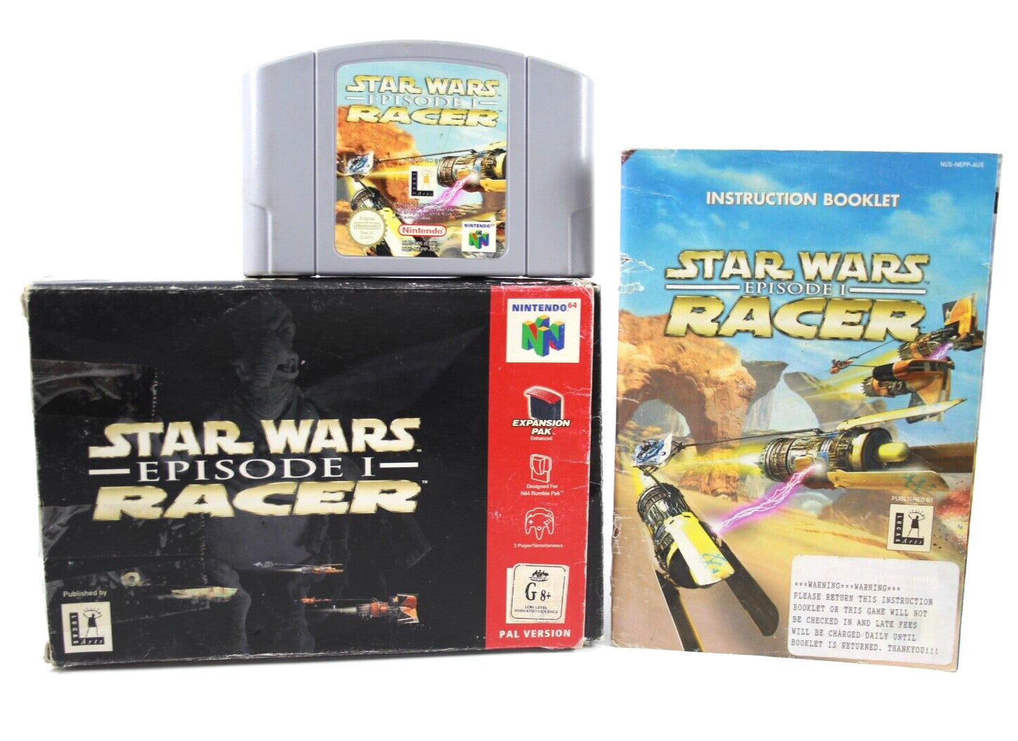 Star Wars Episode 1 Racer - Nintendo 64 (N64) [PAL] - WITH WARRANTY