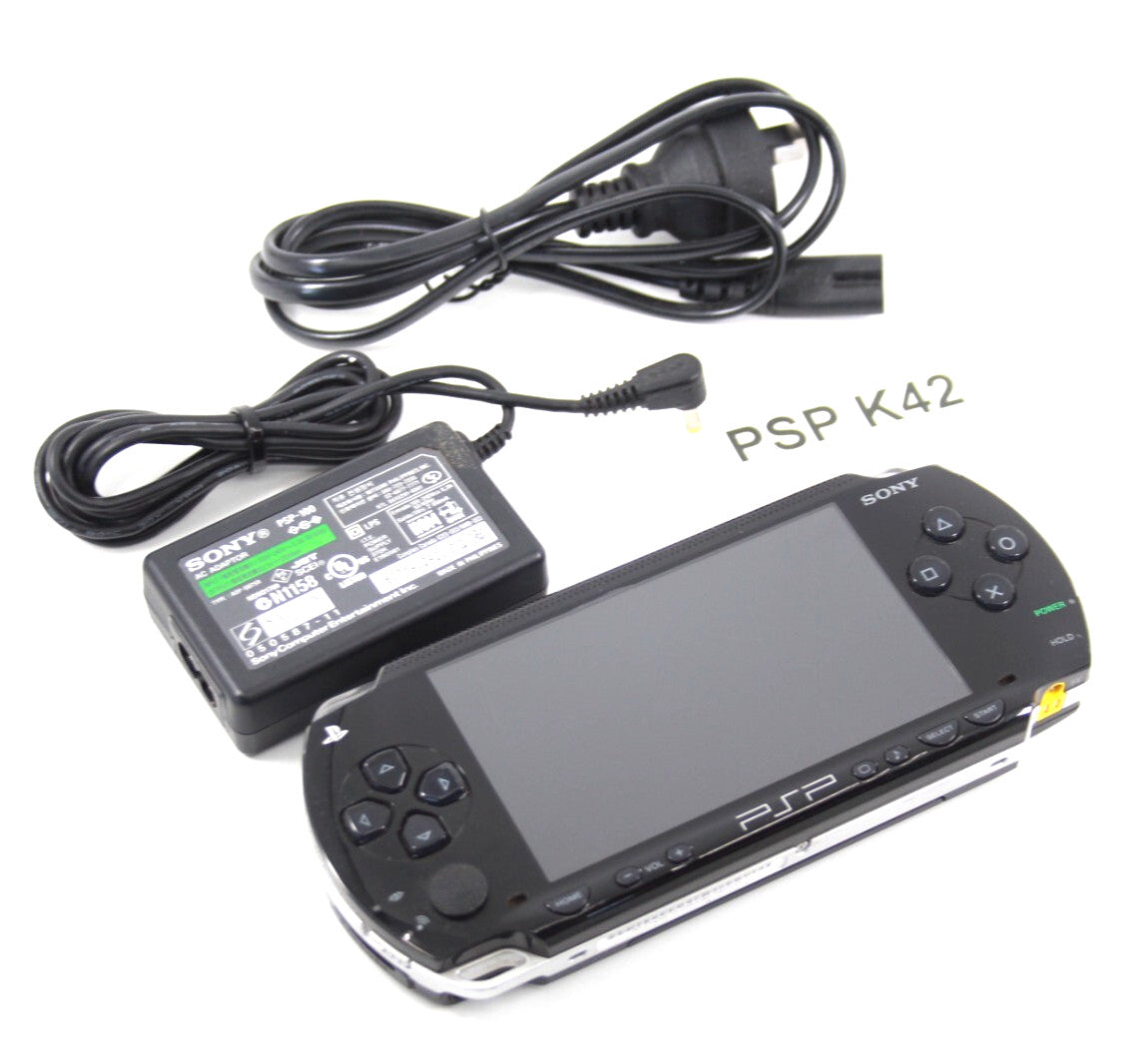 Sony PlayStation Portable (PSP) [Black] Handheld Console + 1GB Memory + Charger